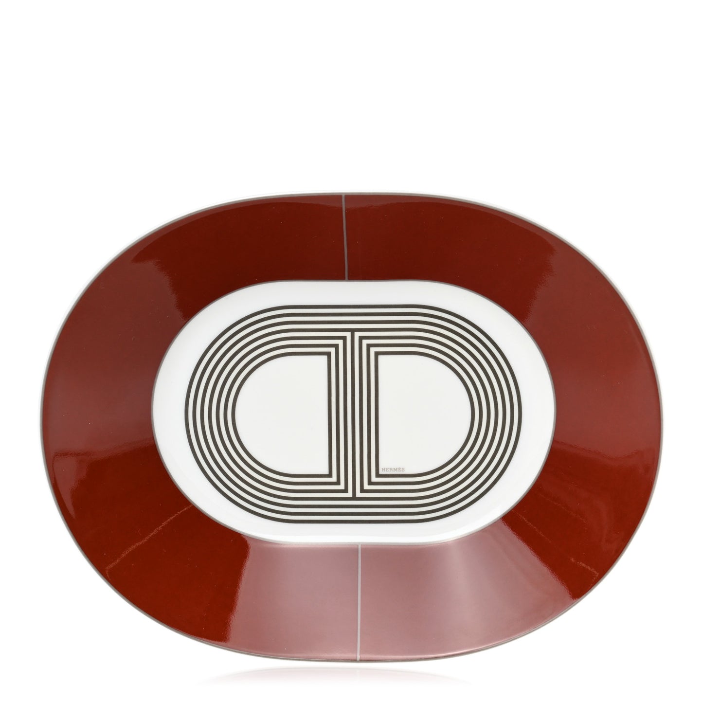 Porcelain Rallye 24 Mini Oval Plate