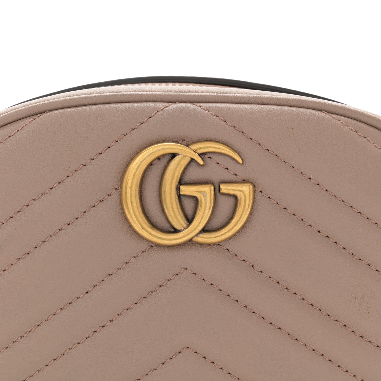 Gucci Calfskin Matelasse GG Marmont Belt Bag 105 42 Porcelain Rose 8 of 14