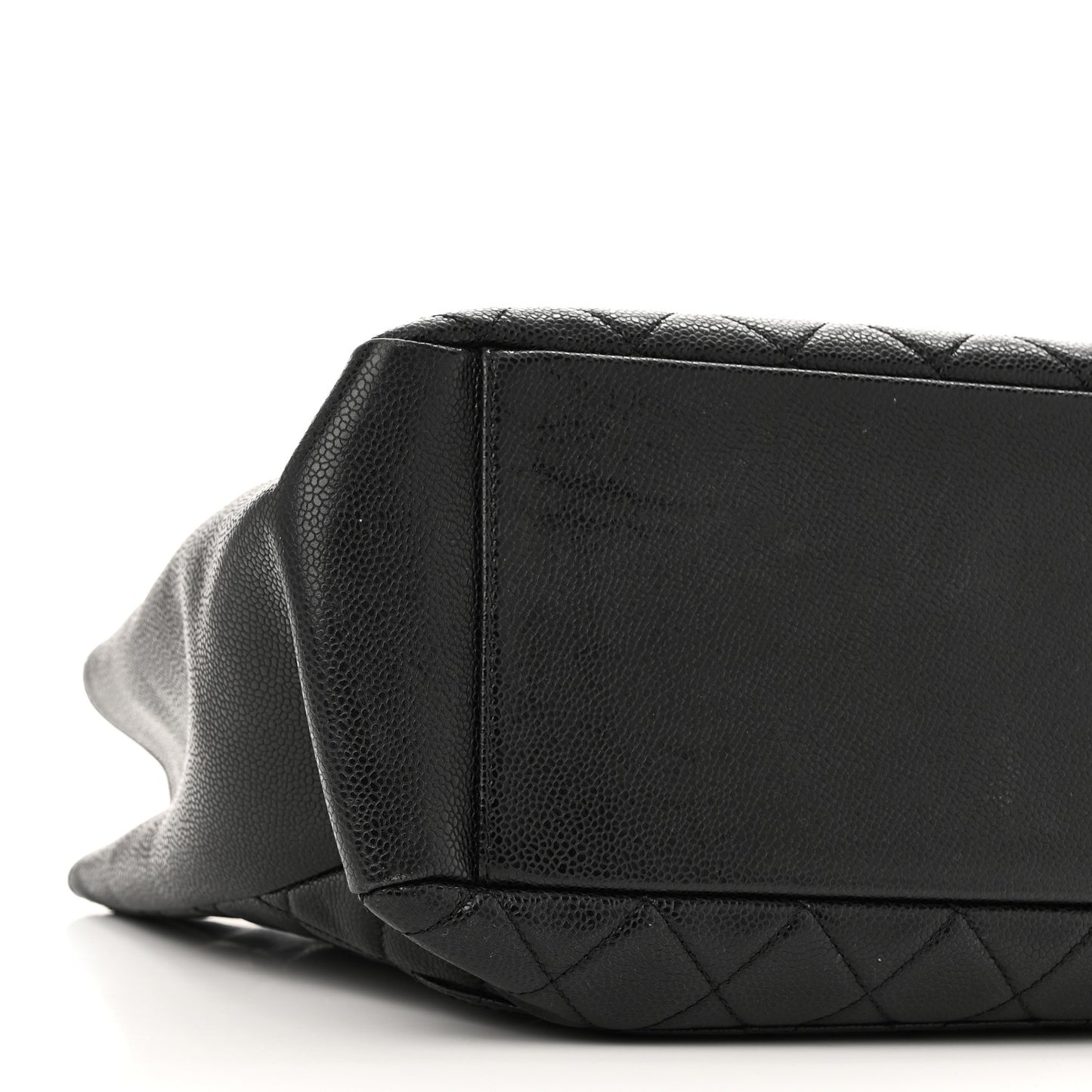 Caviar Quilted Grand Shopping Tote GST Black