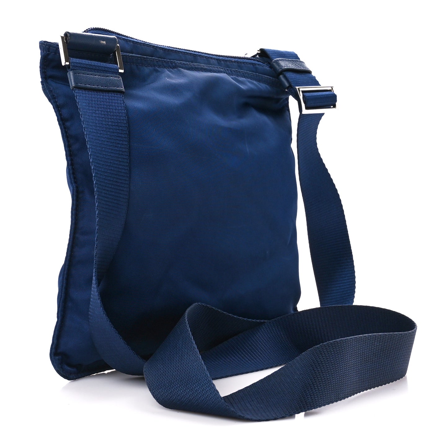 Nylon Vela Flat Messenger Bag Royal