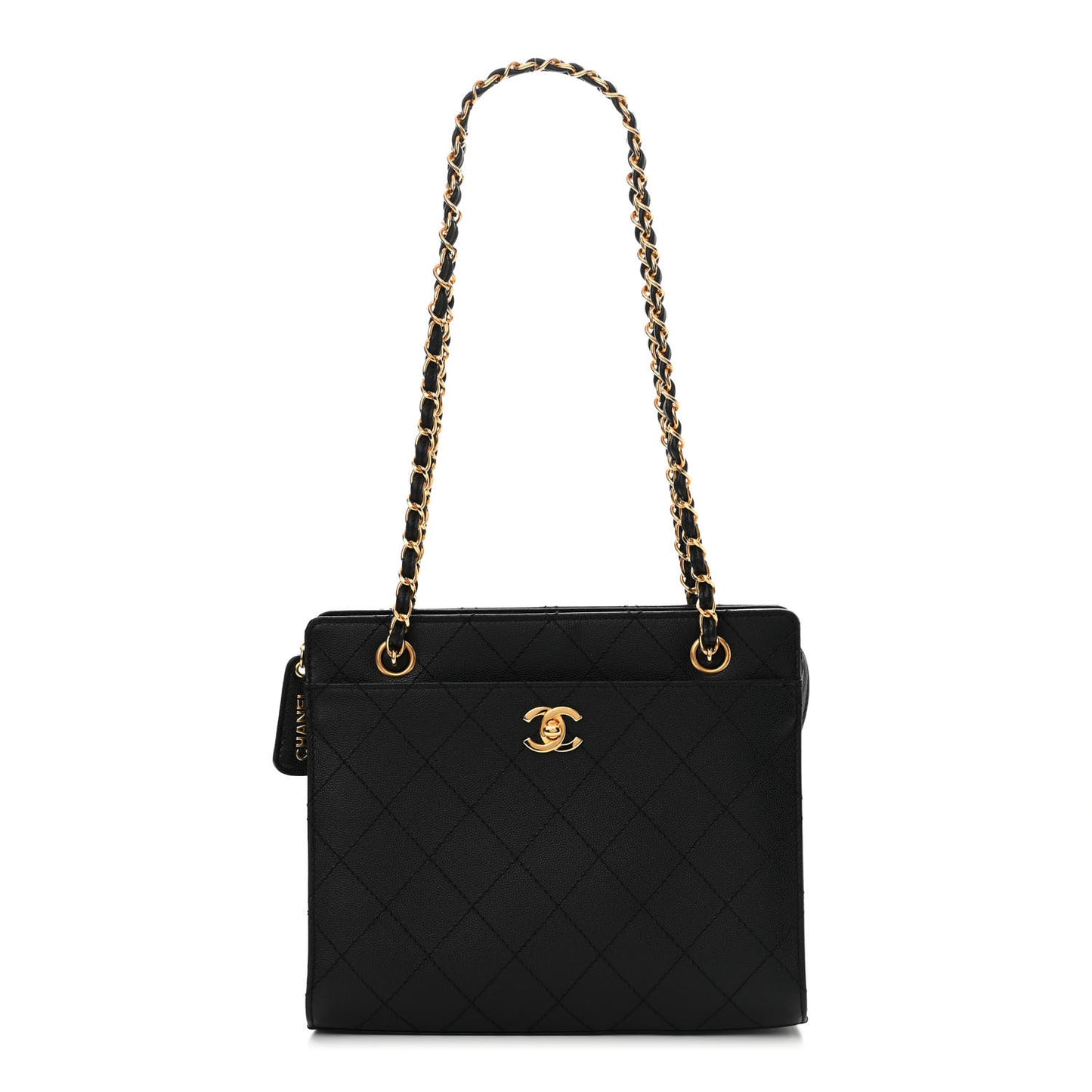 Caviar Shopper Tote Black