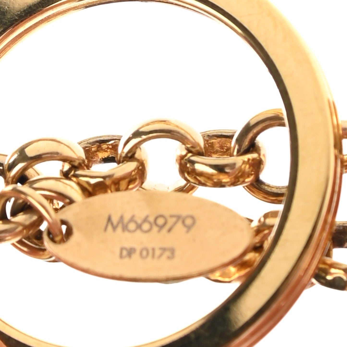 Acetate Lock Bag Charm Key Holder Gold Black