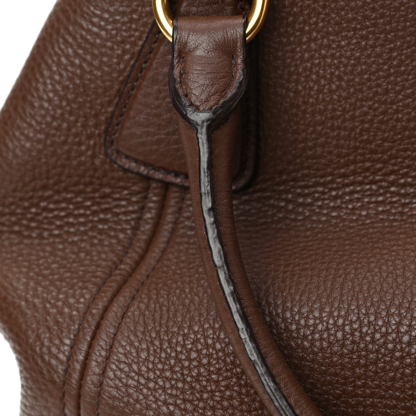 Vitello Daino Shoulder Bag Bruciato