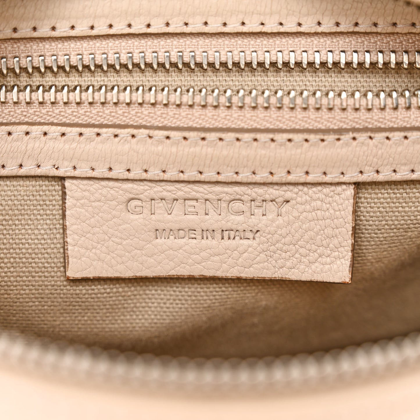 Sugar Goatskin Mini Pandora Beige