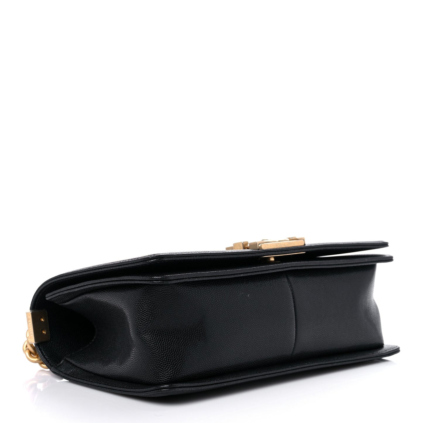 Caviar Quilted Medium Boy Flap Black