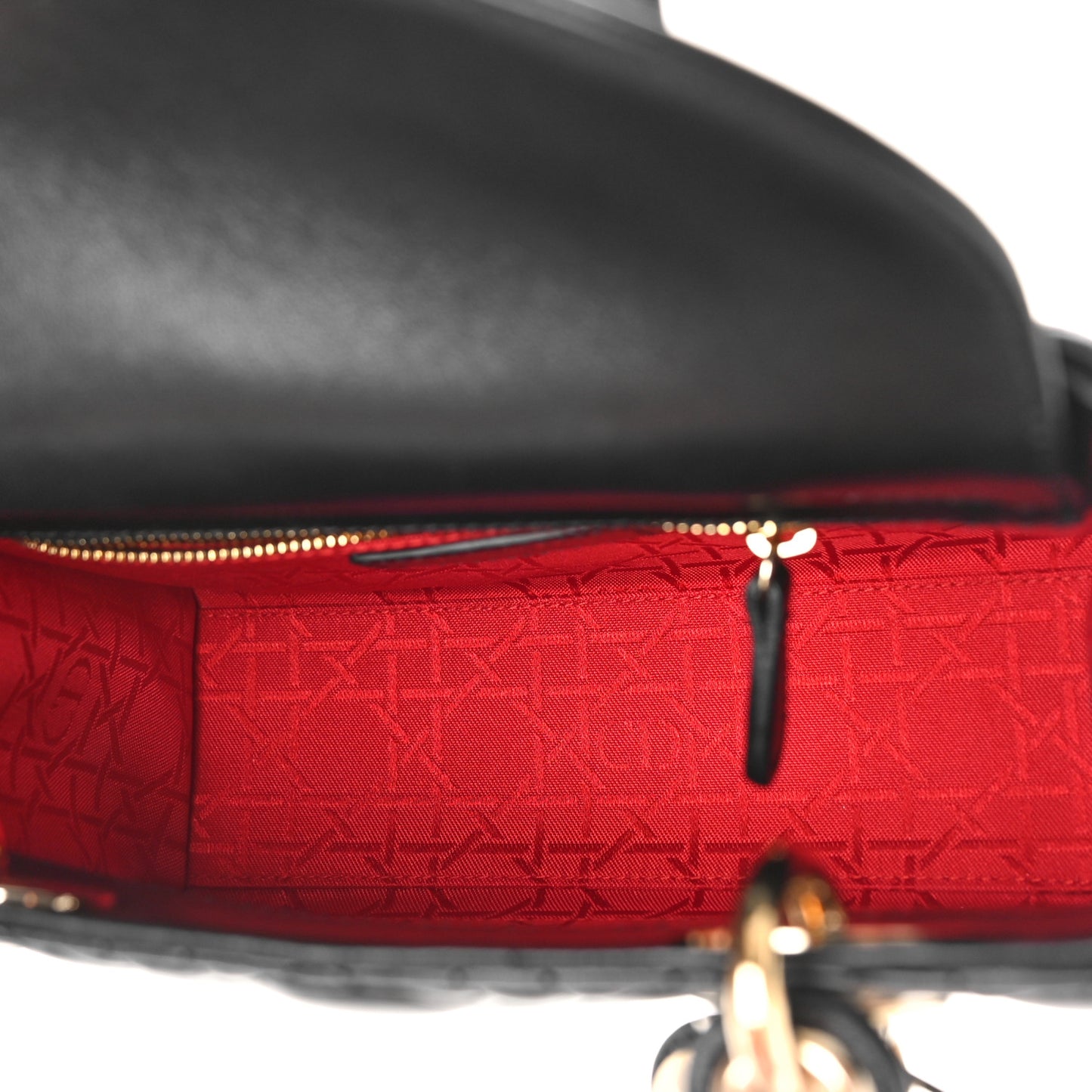 Lambskin Cannage Small My ABCDior Lady Dior Black