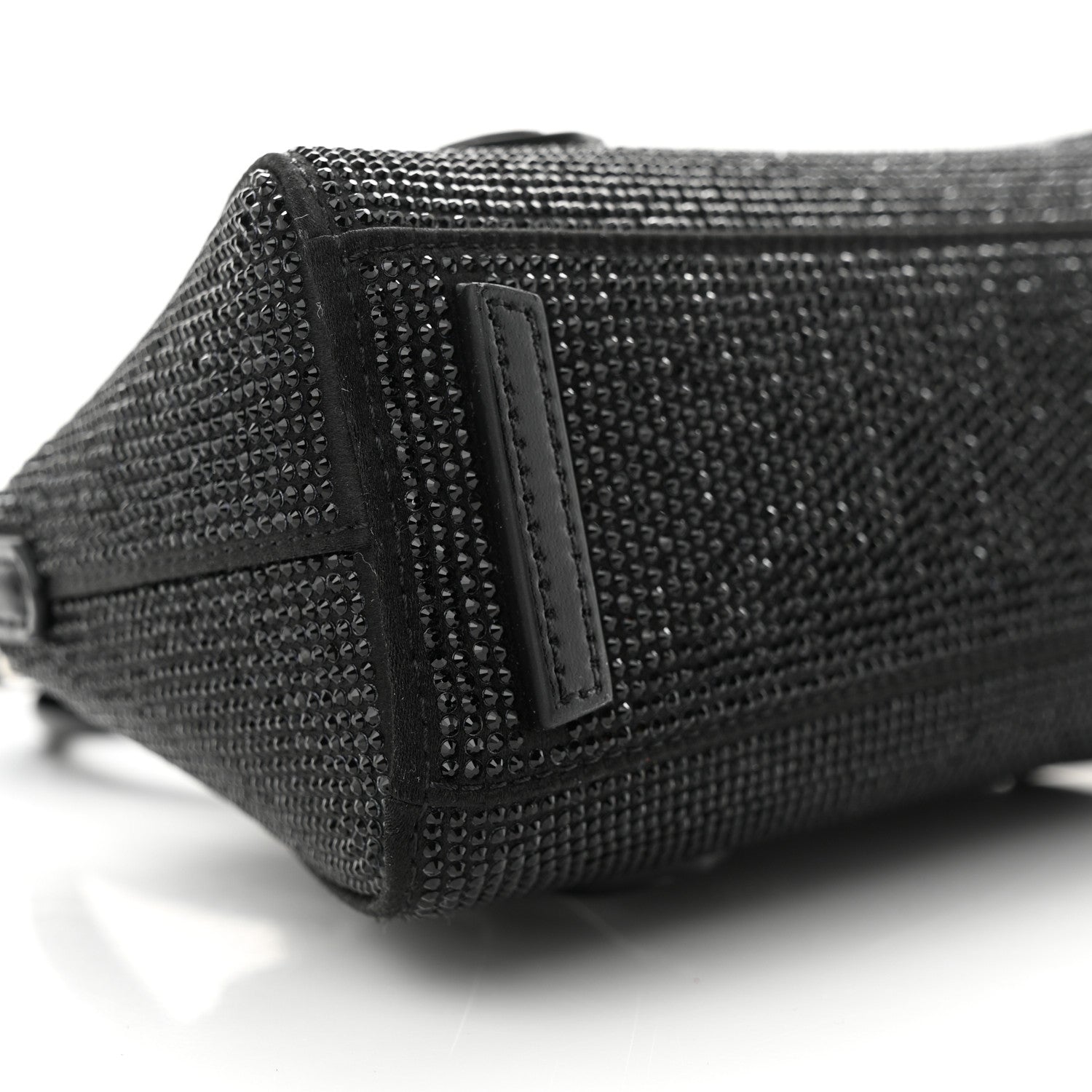 Givenchy Lambskin Satin Strass Mini Antigona Stretch Black 8 of 9