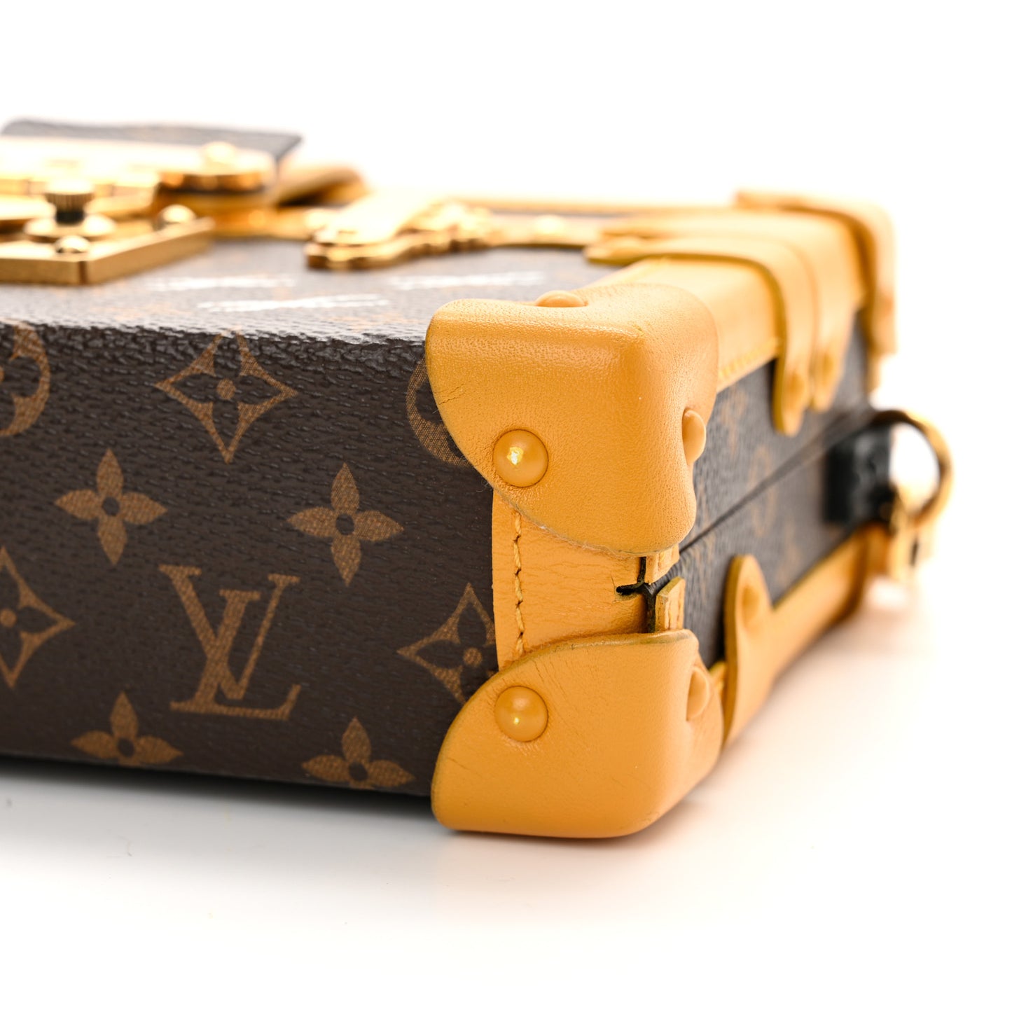 Monogram Petite Malle Brown Yellow