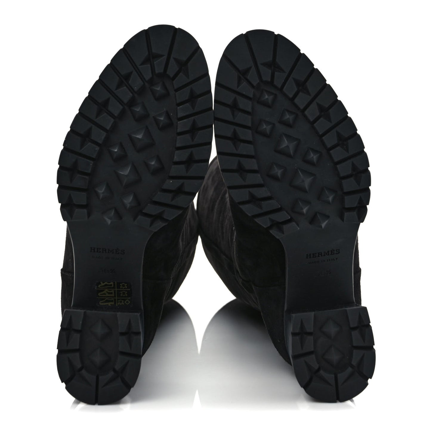 Suede Calfskin Folie 60 Boots 36.5 Black