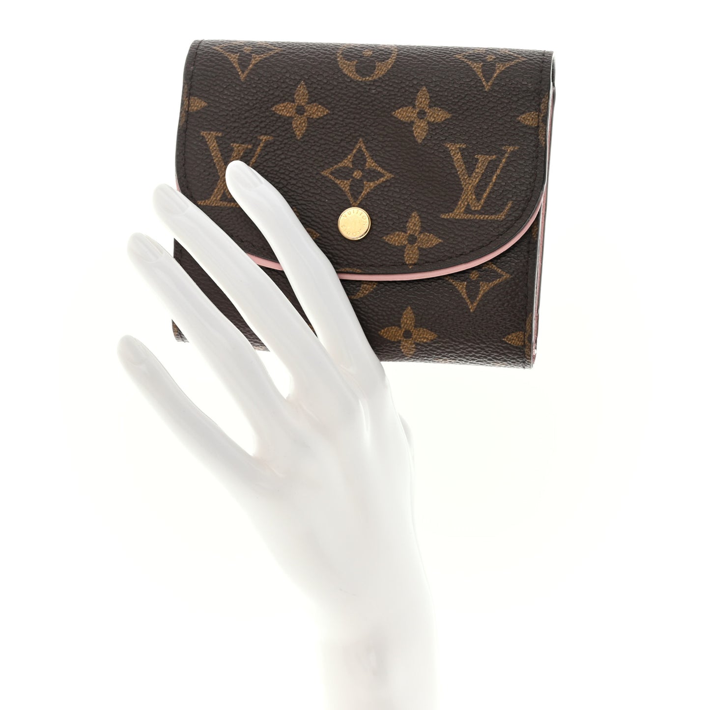 Monogram Ariane Compact Wallet Rose Ballerine