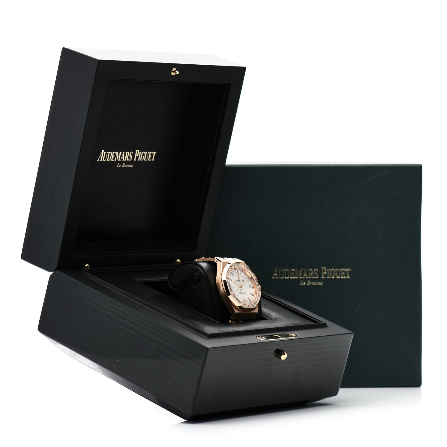 18K Rose Gold Diamond 37mm Royal Oak Automatic Watch 15451OR.ZZ.1256OR.01