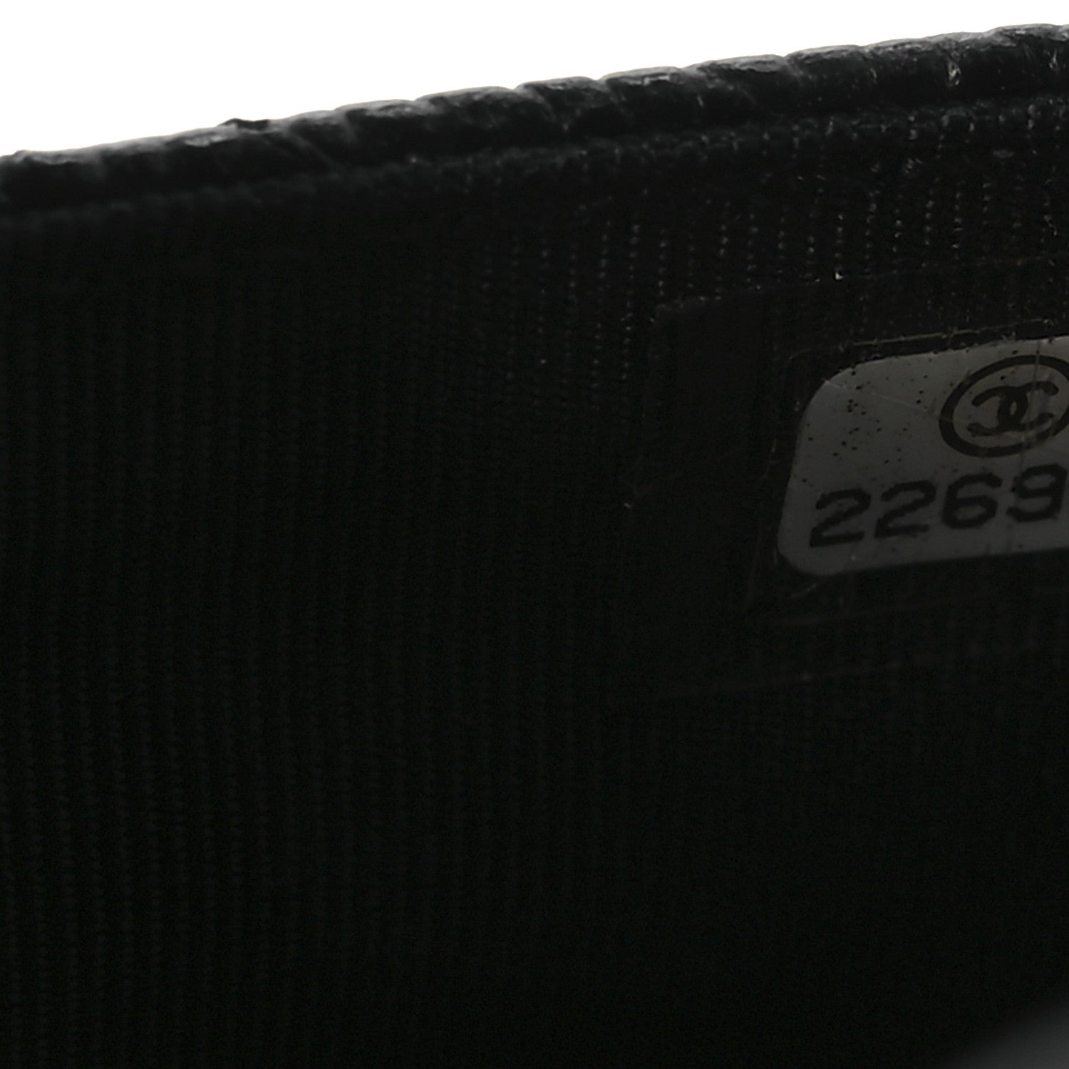 Chanel Caviar Quilted Flap Card Holder Wallet Black 8 of 9