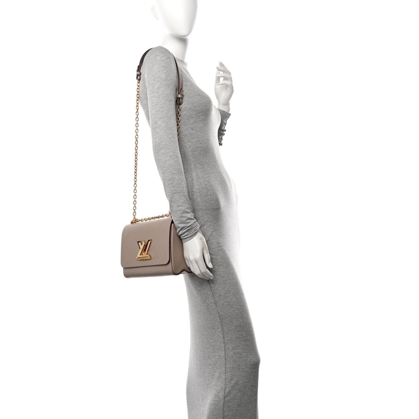 Epi Twist Shoulder Bag MM Galet