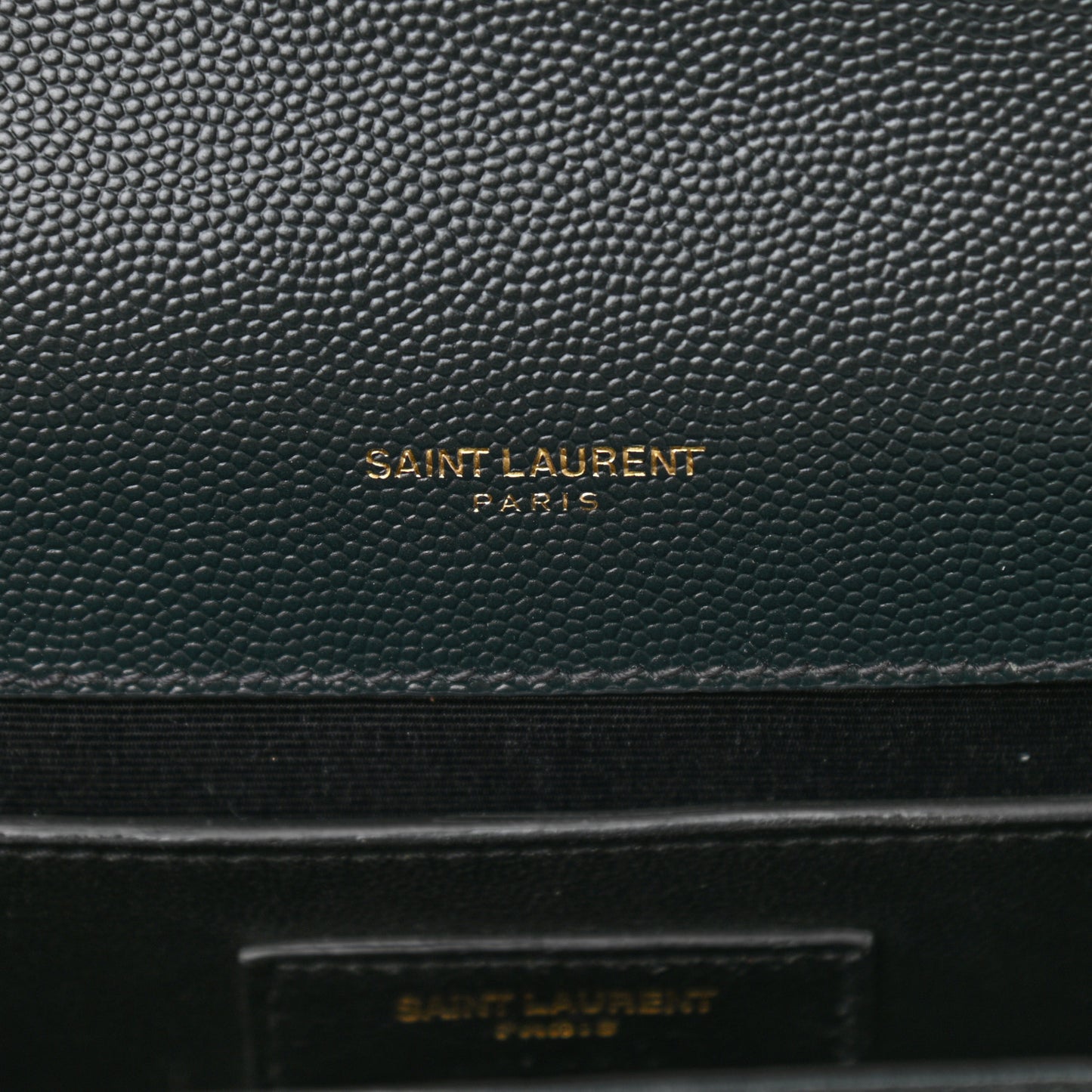 Grain De Poudre Textured Mixed Matelasse Triquilt Medium Monogram Satchel Dark Tea