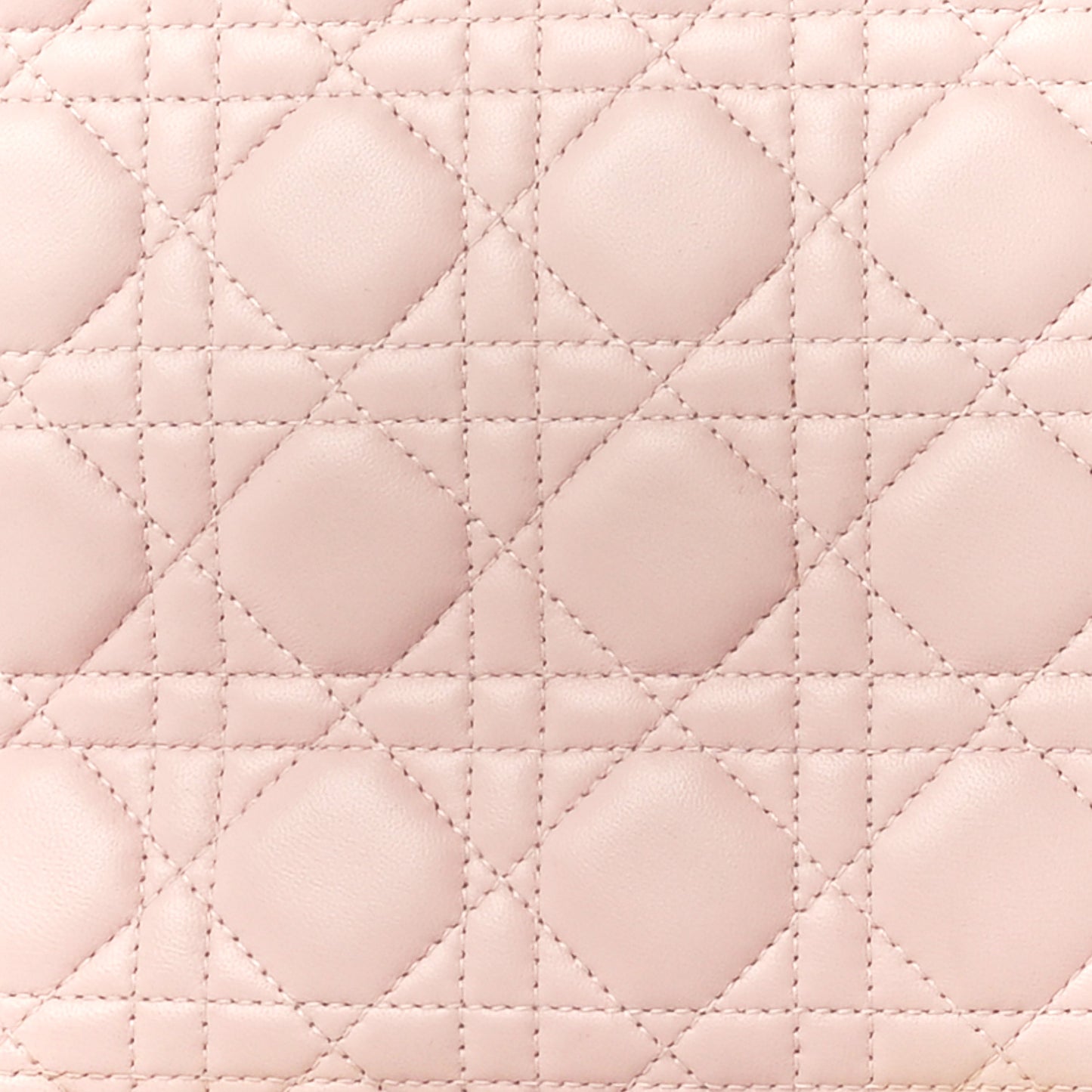 Lambskin Cannage Large Lady Dior Light Pink