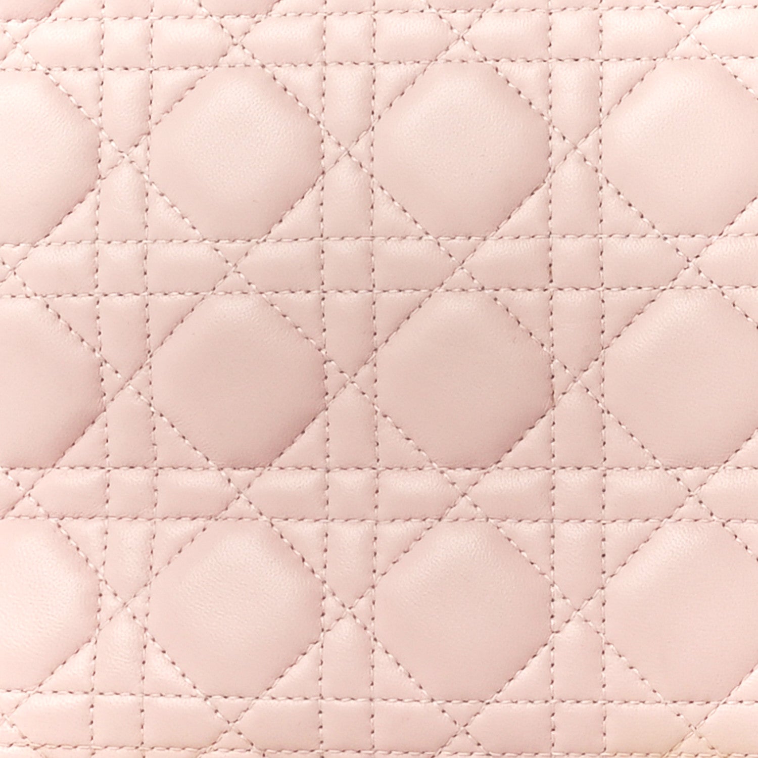 Christian Dior Lambskin Cannage Large Lady Dior Light Pink 9 of 12