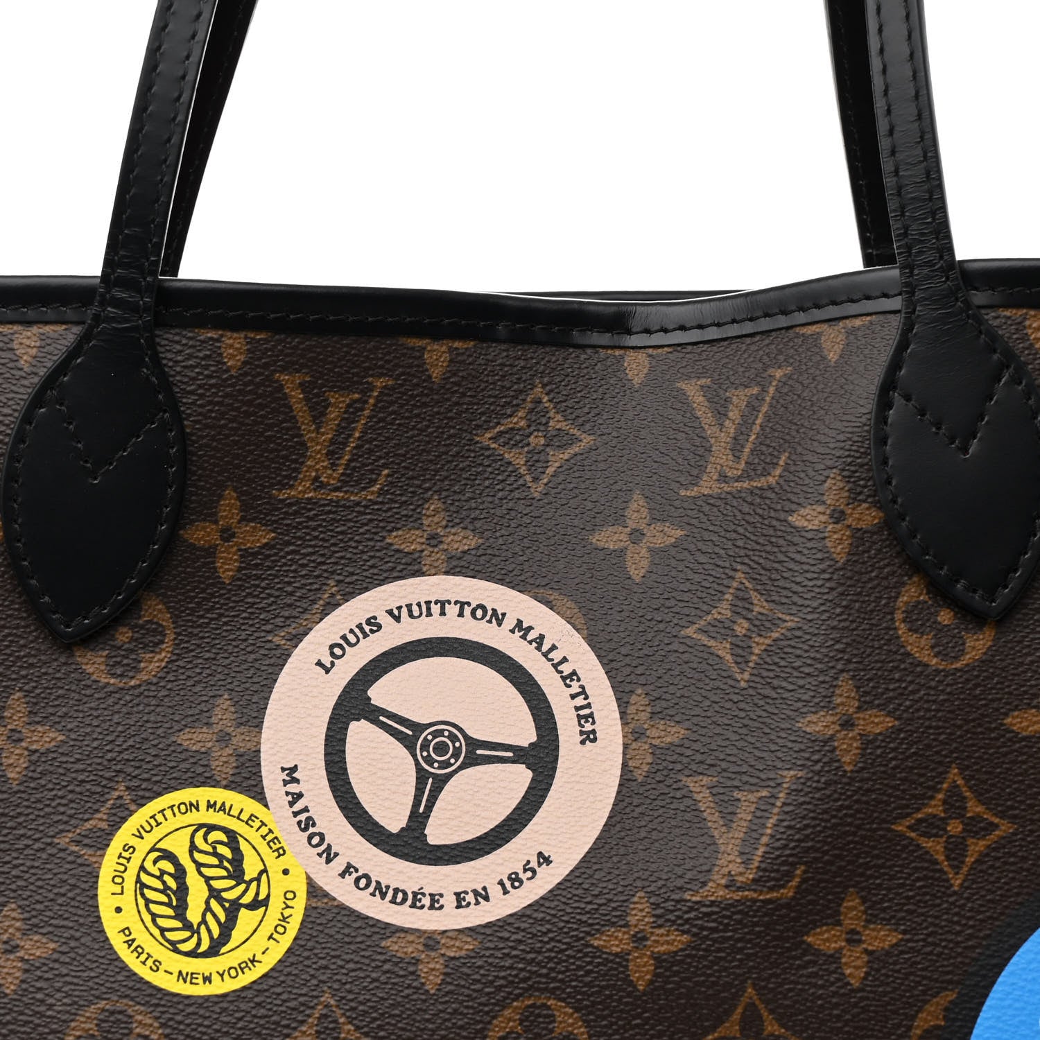 Louis Vuitton Monogram World Tour Neverfull MM 10 of 12