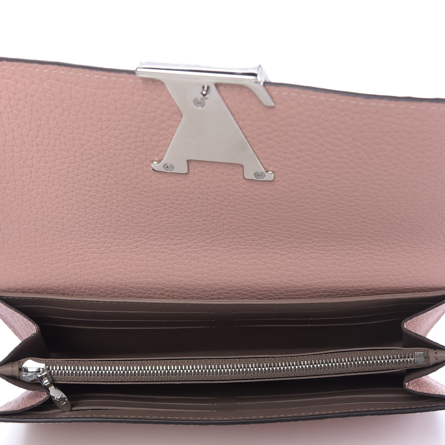 Louis Vuitton Taurillon Capucines Wallet Magnolia 5 of 9