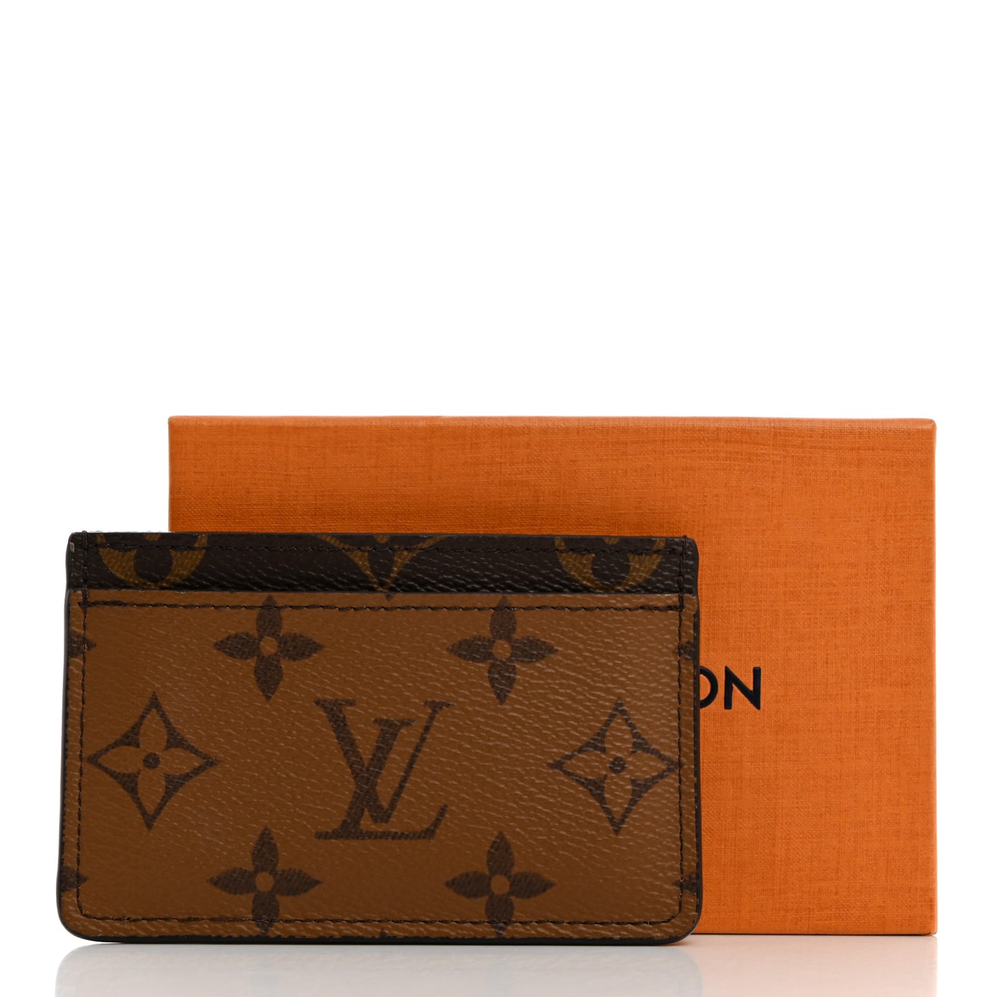 Reverse Monogram Card Holder