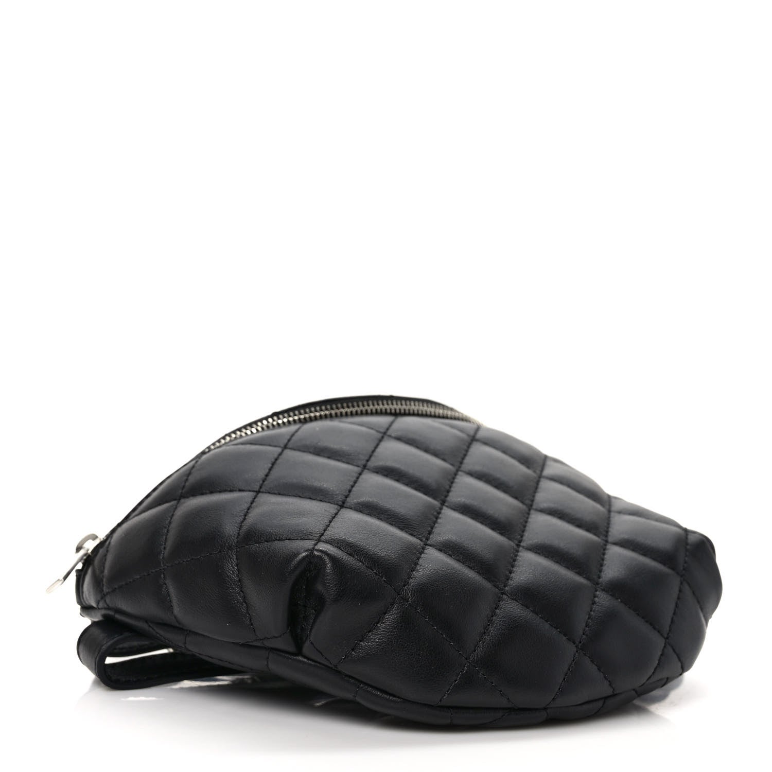 Chanel Calfskin Quilted Waist Belt Bag Black 4 of 10