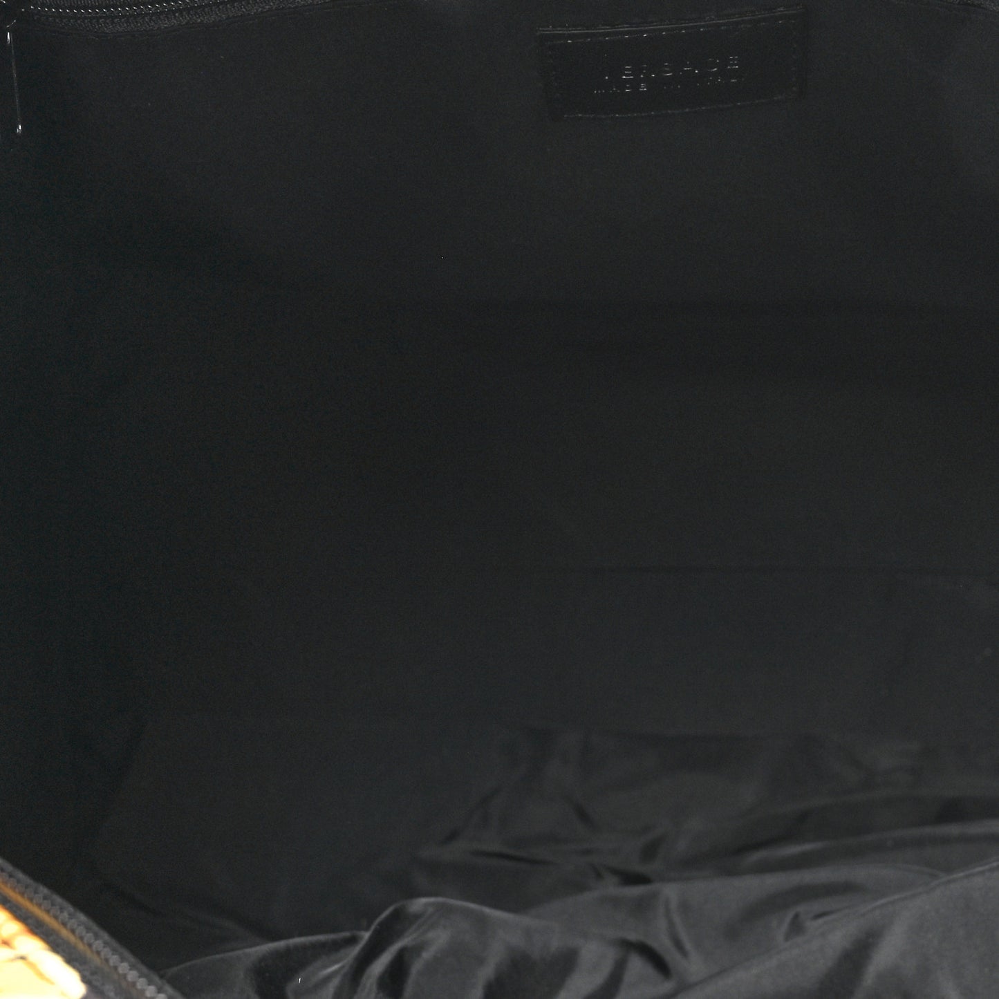 Nylon Baroque Diaper Bag Black