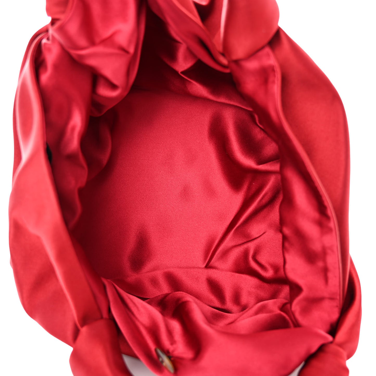 Satin The Ascot Bag Burgundy