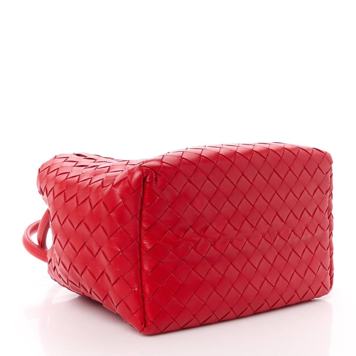 Nappa Intrecciato Tote Bag Red