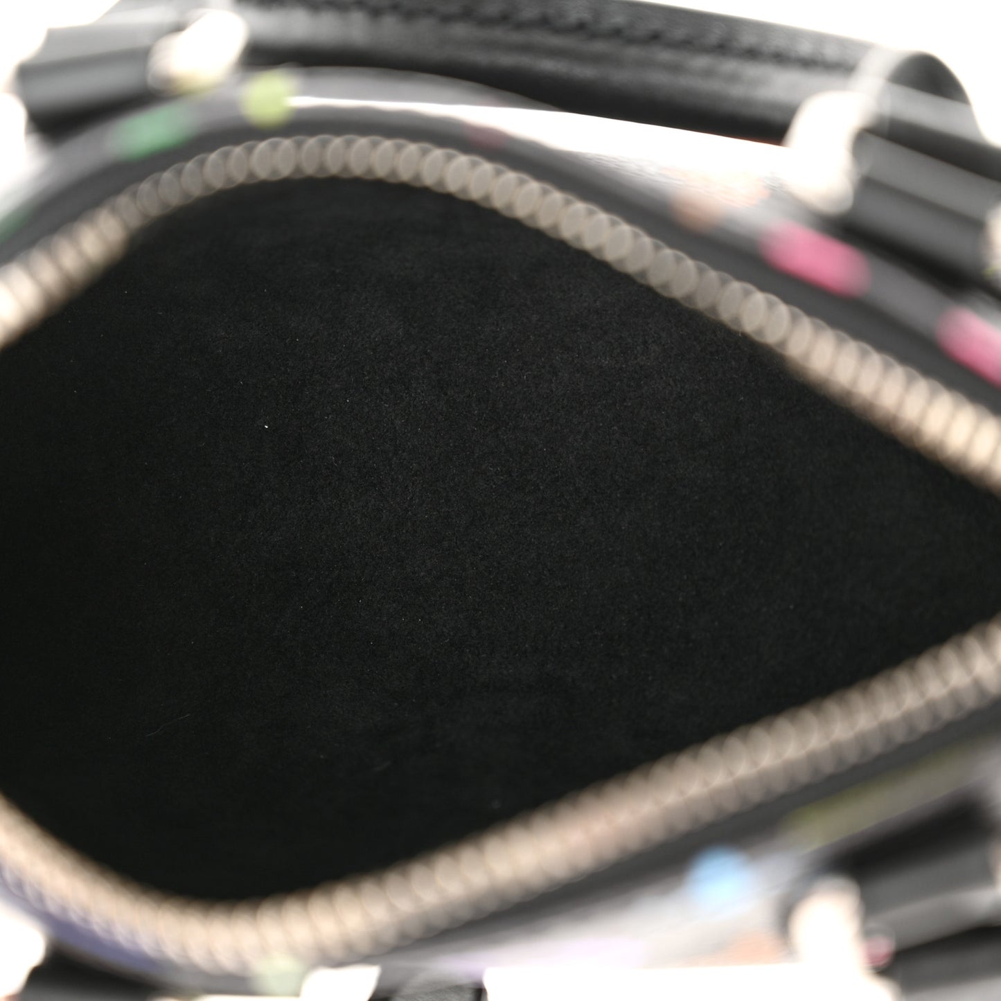LV X TM Monogram Multicolor Nano Speedy Black