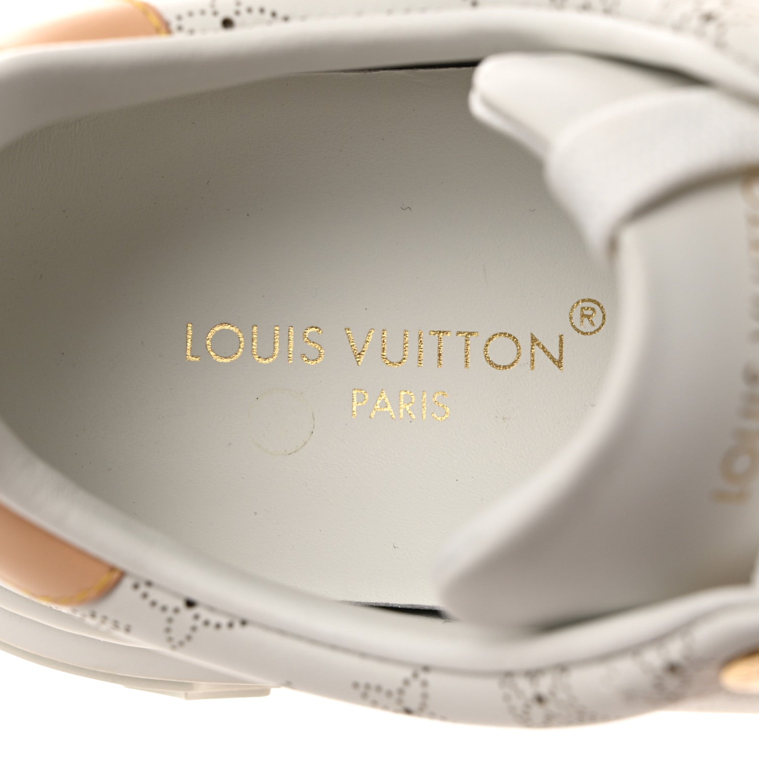 Louis Vuitton Calfskin Mahina Monogram Time Out Sneakers 36.5 White 6 of 9