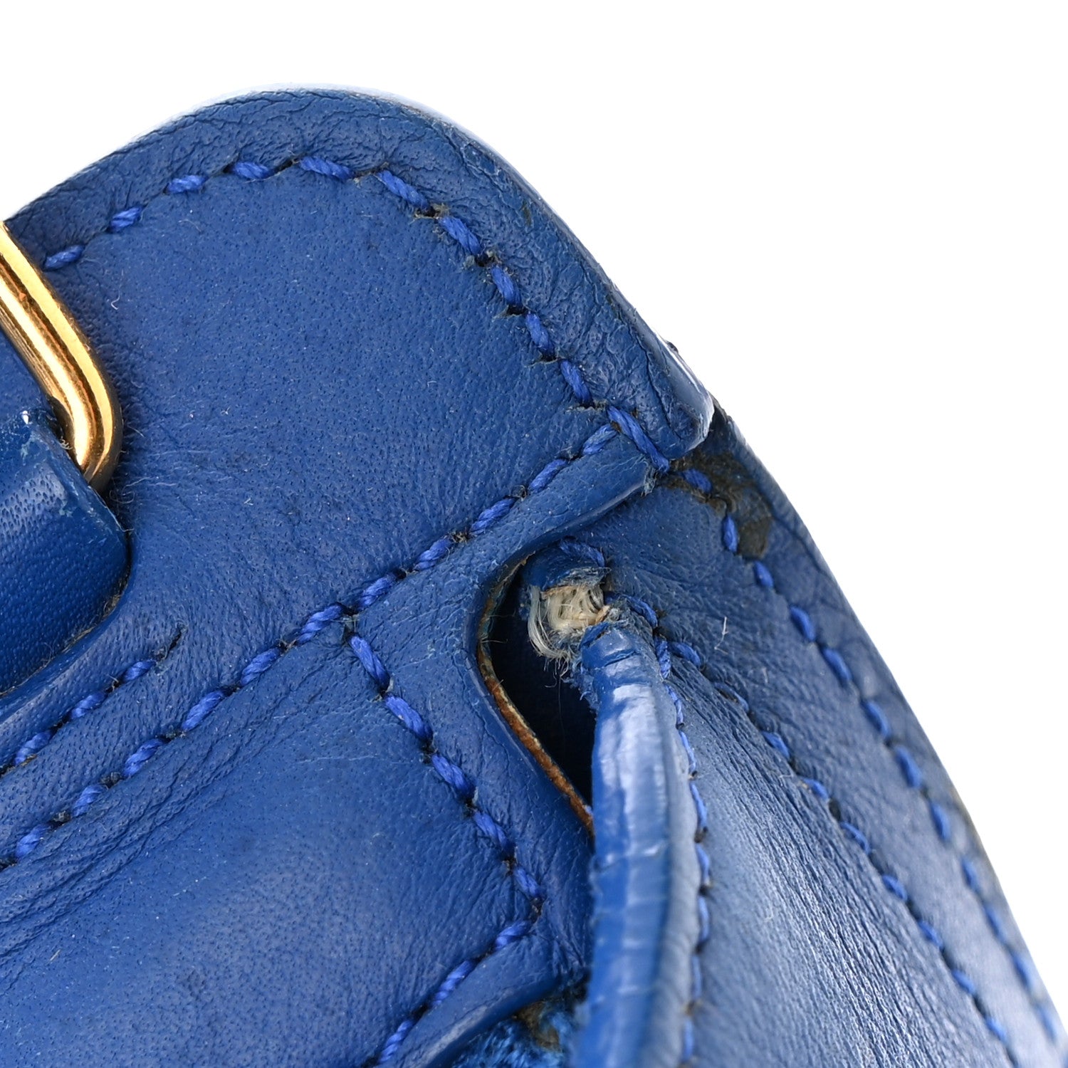 Saint Laurent Calfskin Small Classic Y Cabas Royal Blue 14 of 18