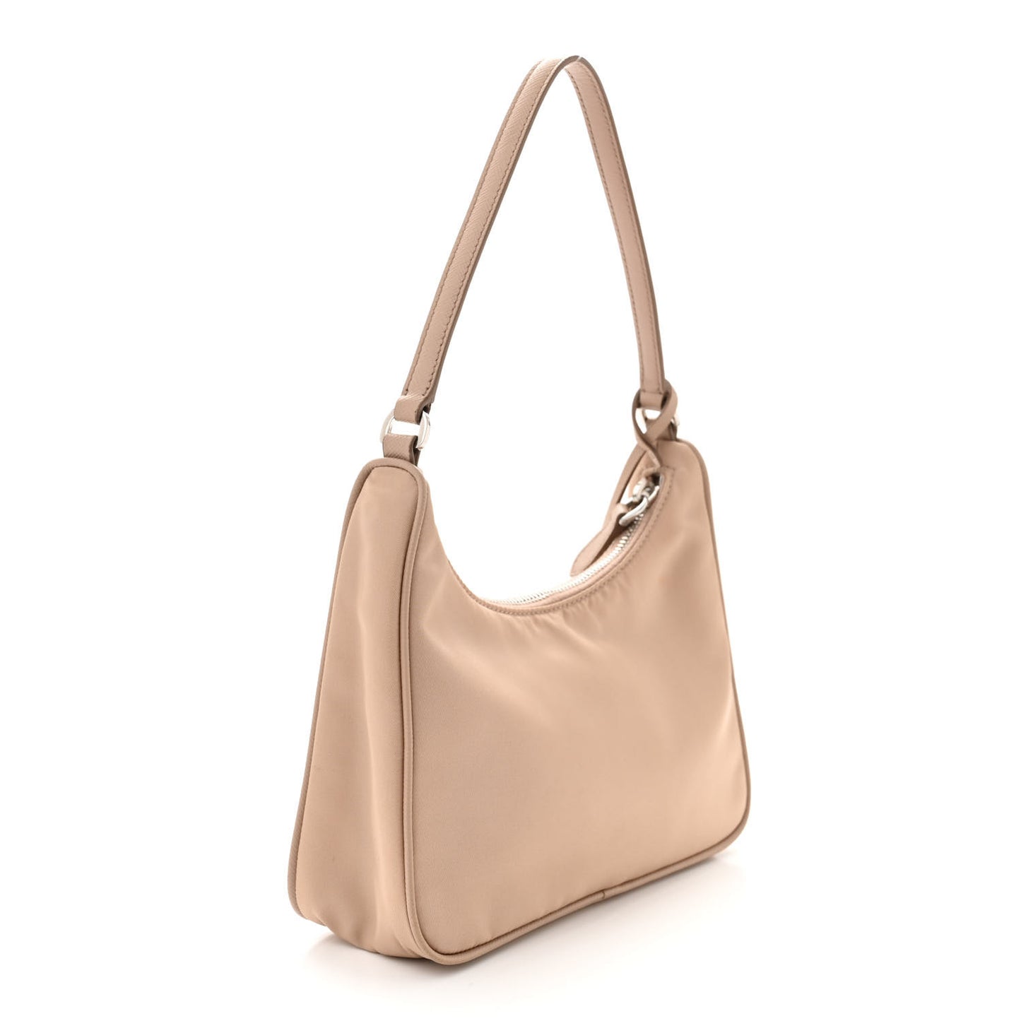 Re-Nylon Saffiano Mini Re-Edition 2005 Bag Cammeo