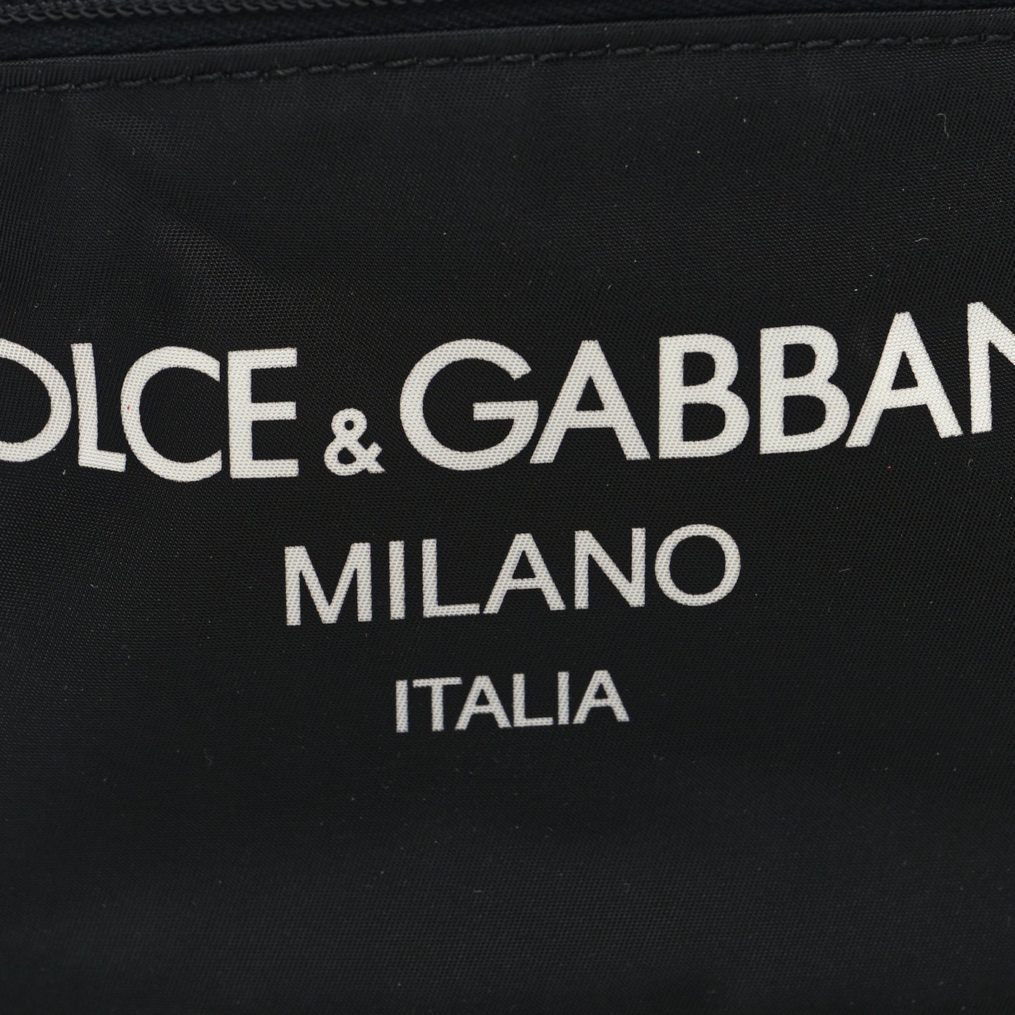 Nylon Logo Belt Bag Black