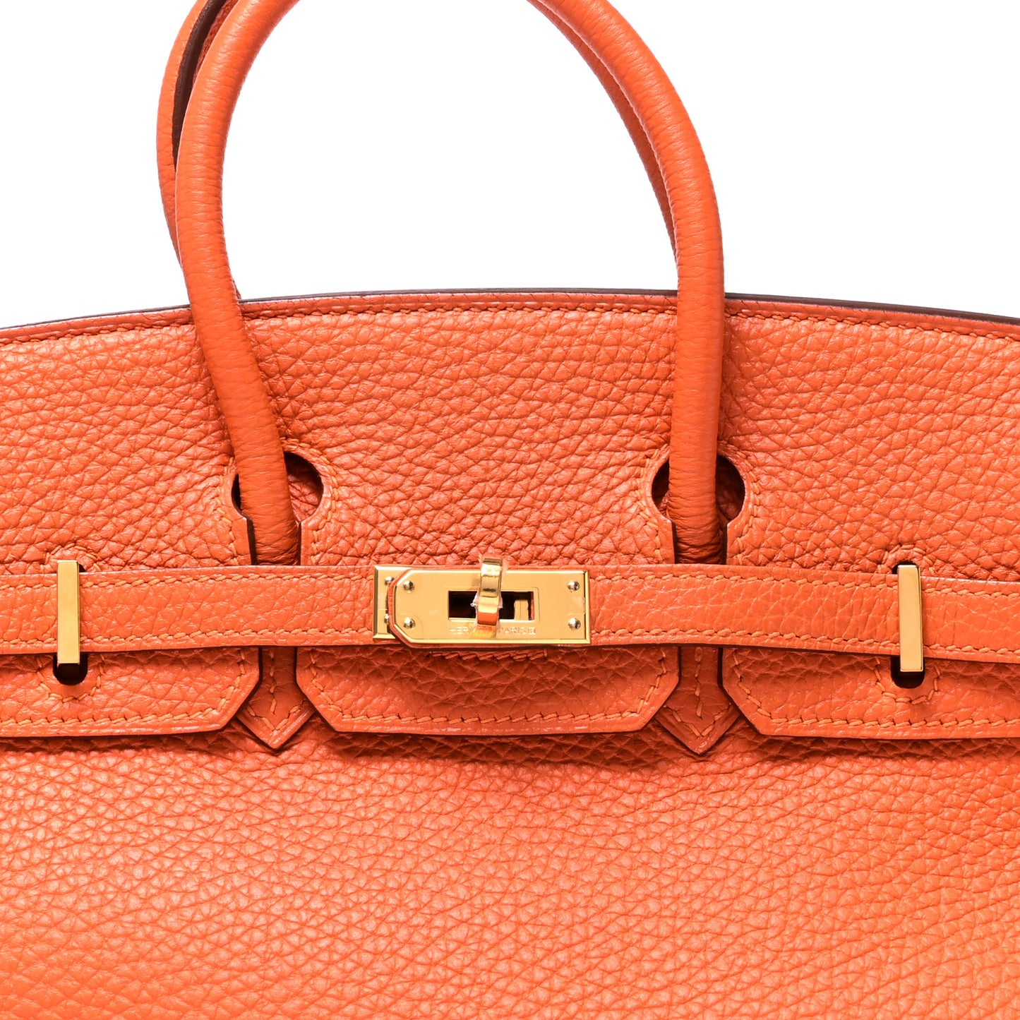 Togo Birkin 25 Orange