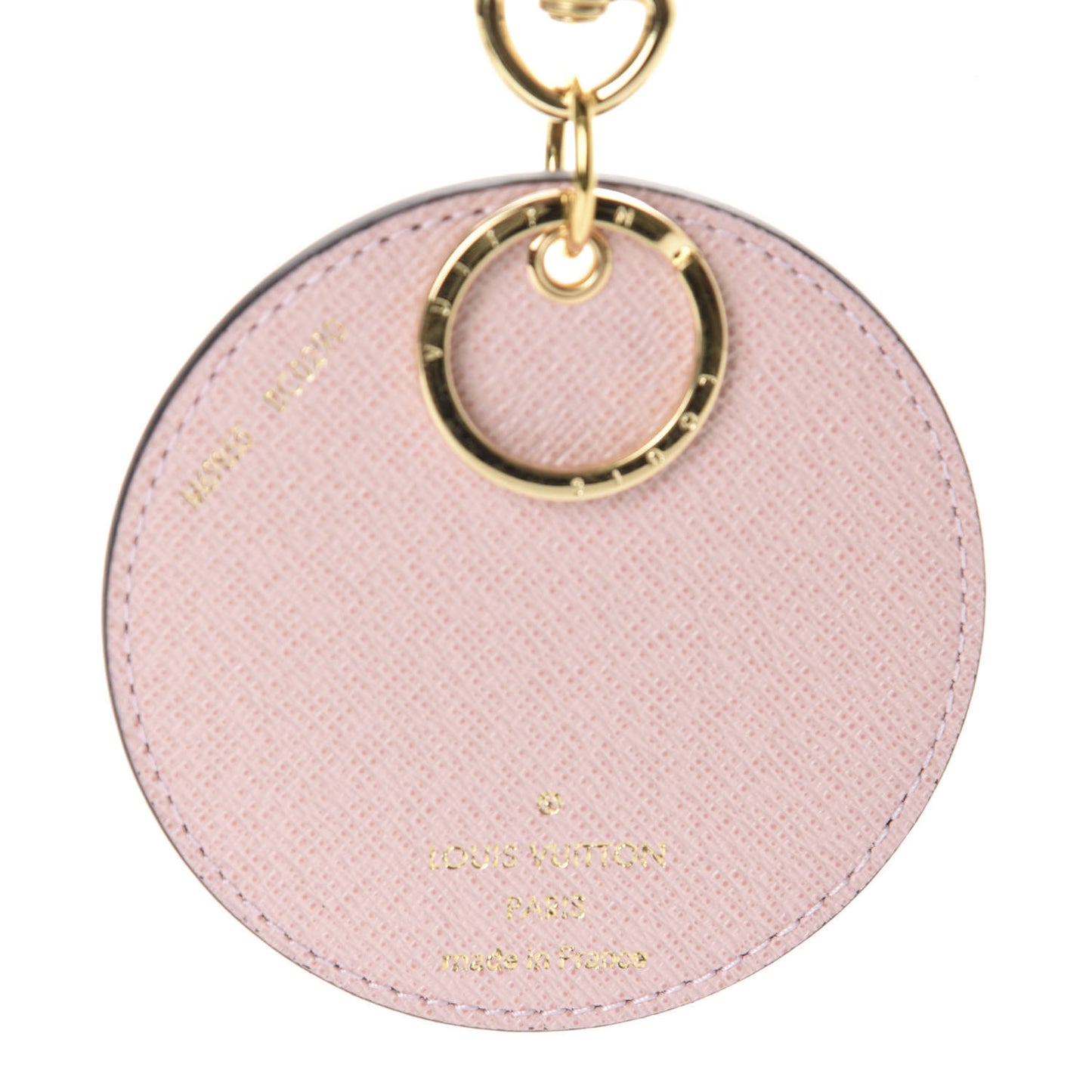 Monogram 2020 Christmas Animation Big Wheel Bag Charm Key Ring Rose Ballerine