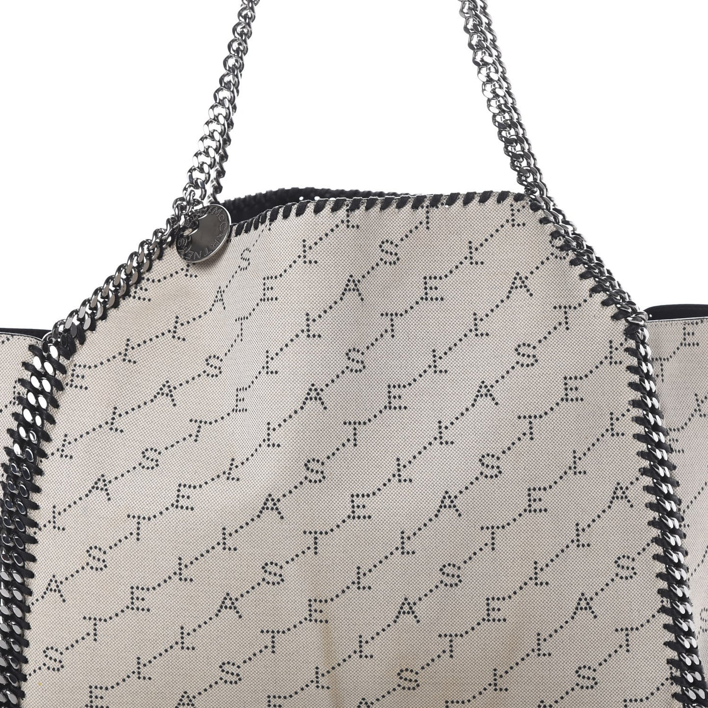 Canvas Logo Falabella Reversible Tote Sand