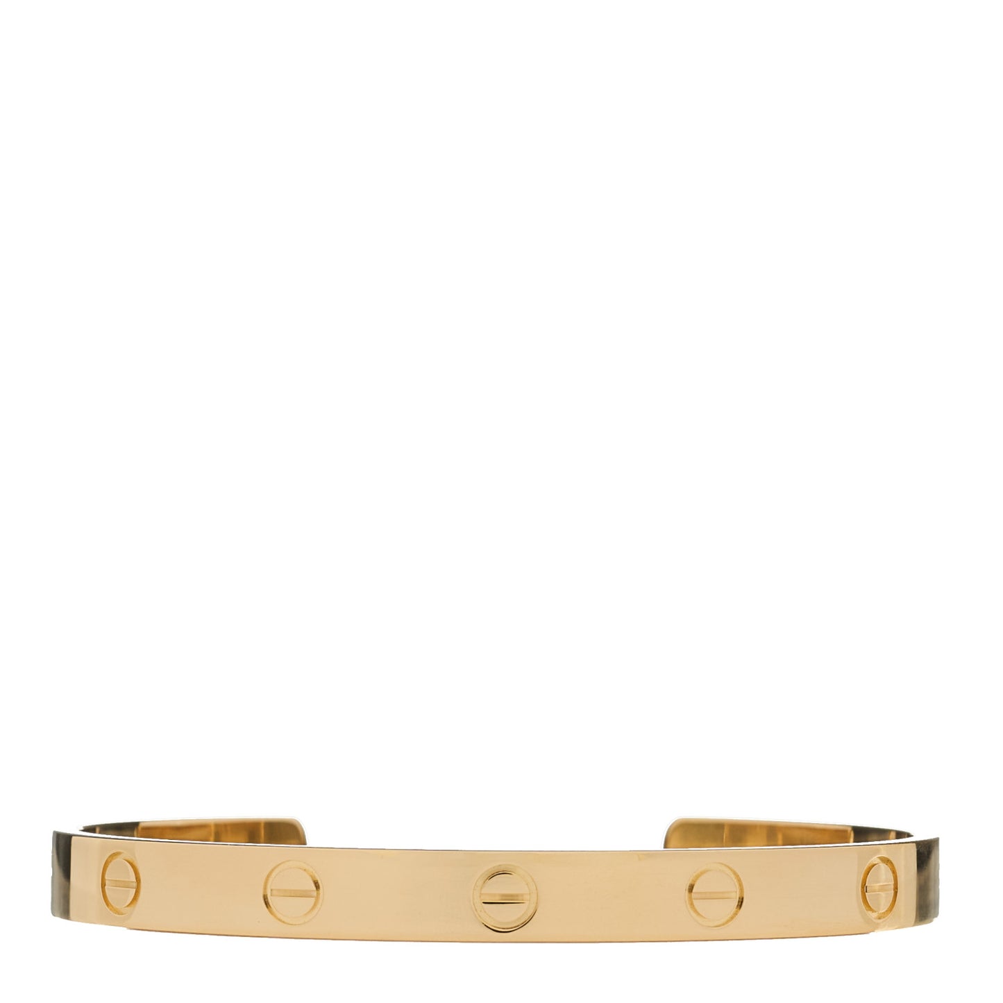 18K Yellow Gold LOVE Cuff Bracelet 18