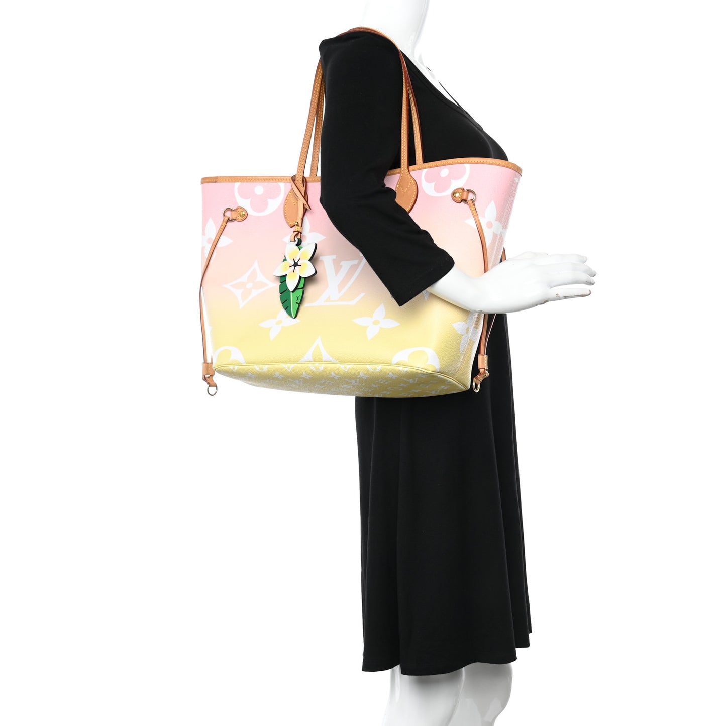 Monogram Giant By The Pool Neverfull MM Light Pink