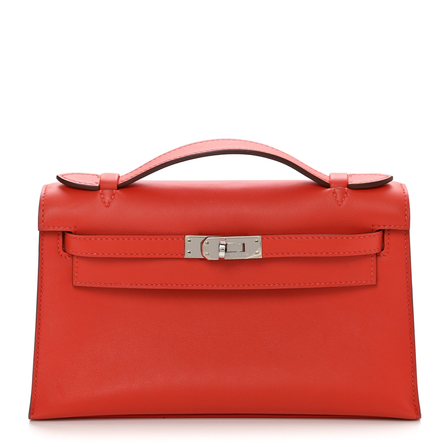 Swift Kelly Pochette Clutch Rouge Tomate
