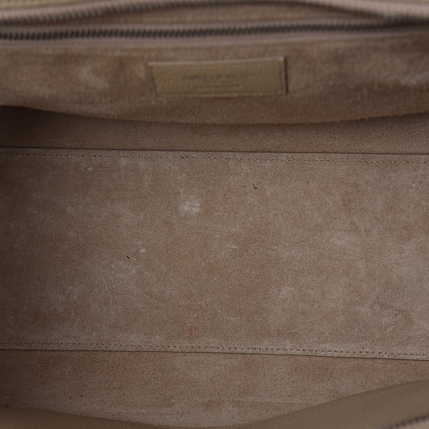 Grained Calfskin Small Rive Gauche Dark Beige