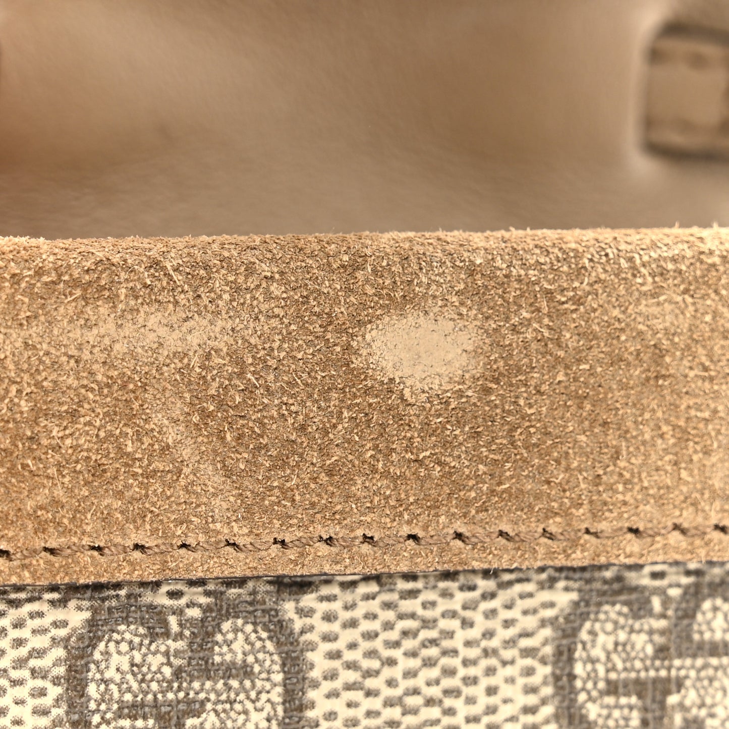 GG Supremem Monogram Suede Cudu Dionysus AirPods Case Beige Ebony Taupe