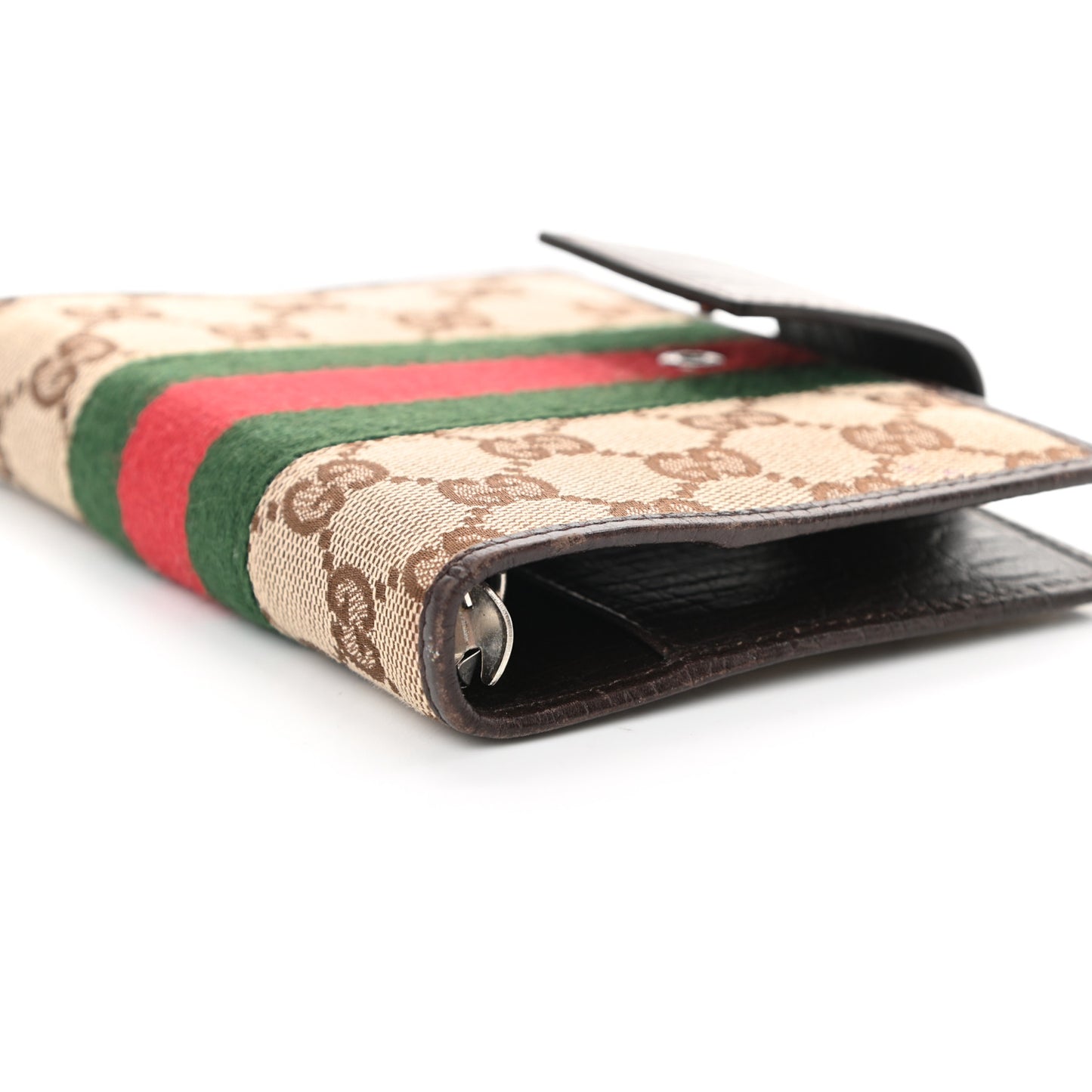 Monogram Web Small Ring Agenda Brown