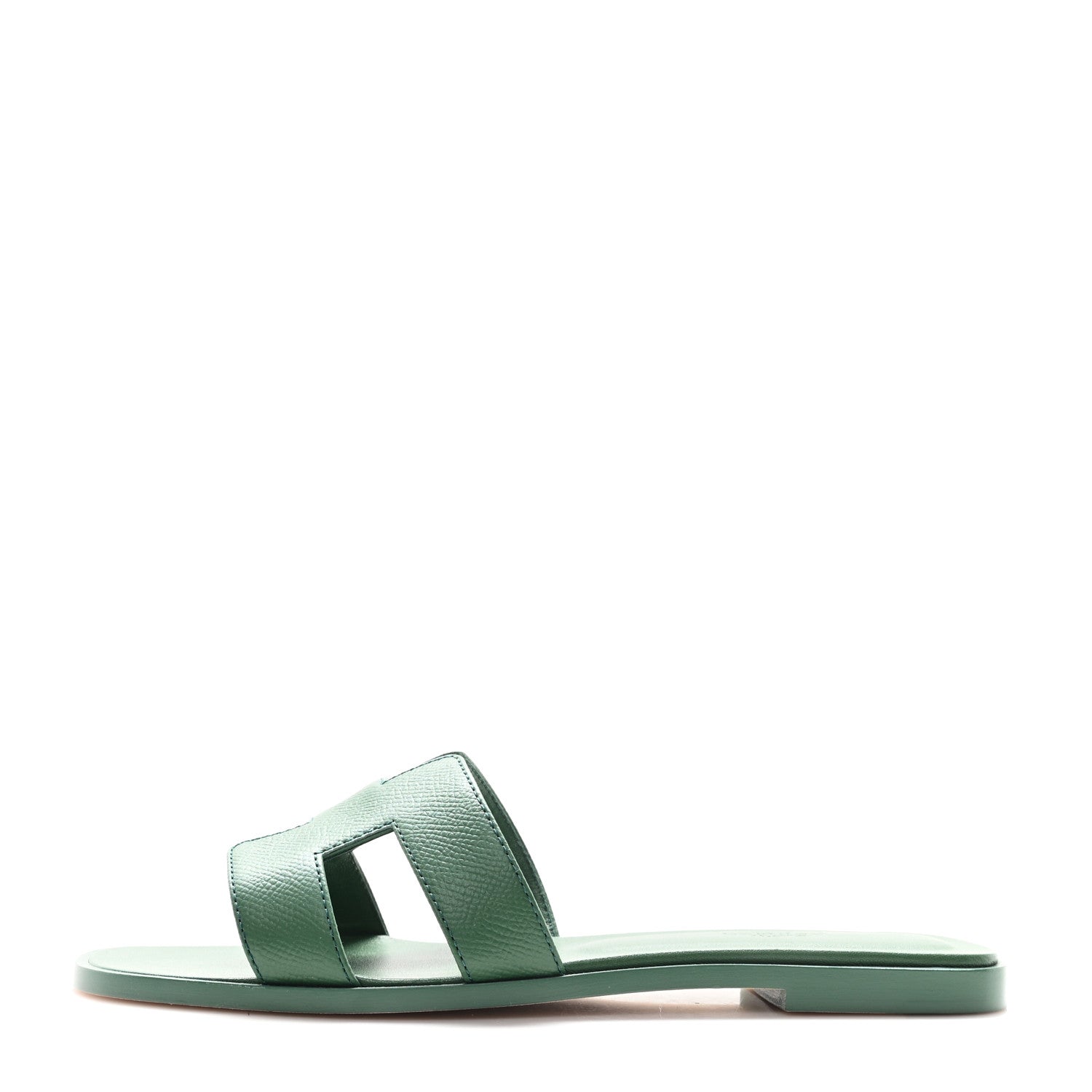 Hermes Epsom Oran Sandals 38.5 Vert Lierre 1794461 – FASHIONPHILE