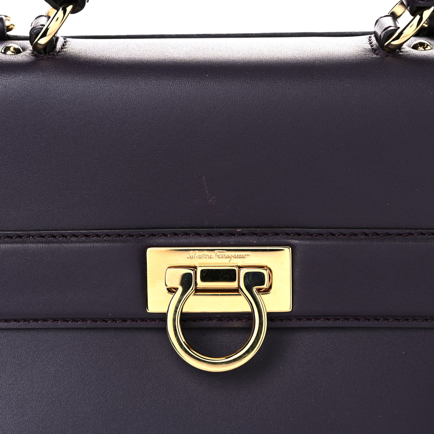 Calfskin Sofia Shoulder Bag Purple