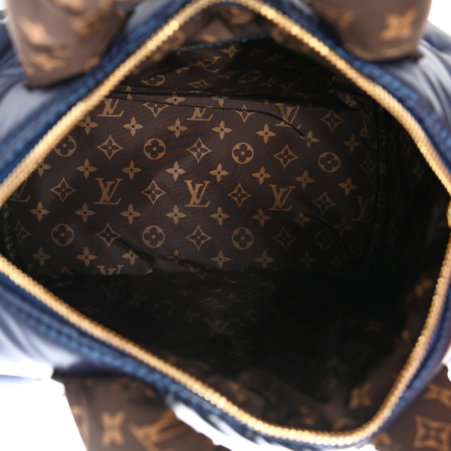 Econyl Mini Monogram Pillow Speedy Bandouliere 25 Navy
