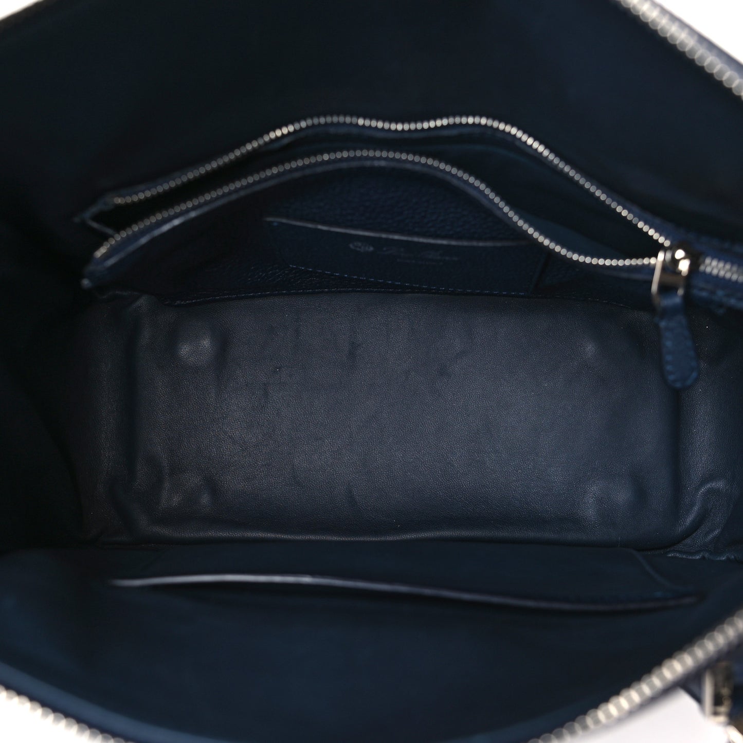 Grained Calfskin Bellevue Odessa Navy Blue