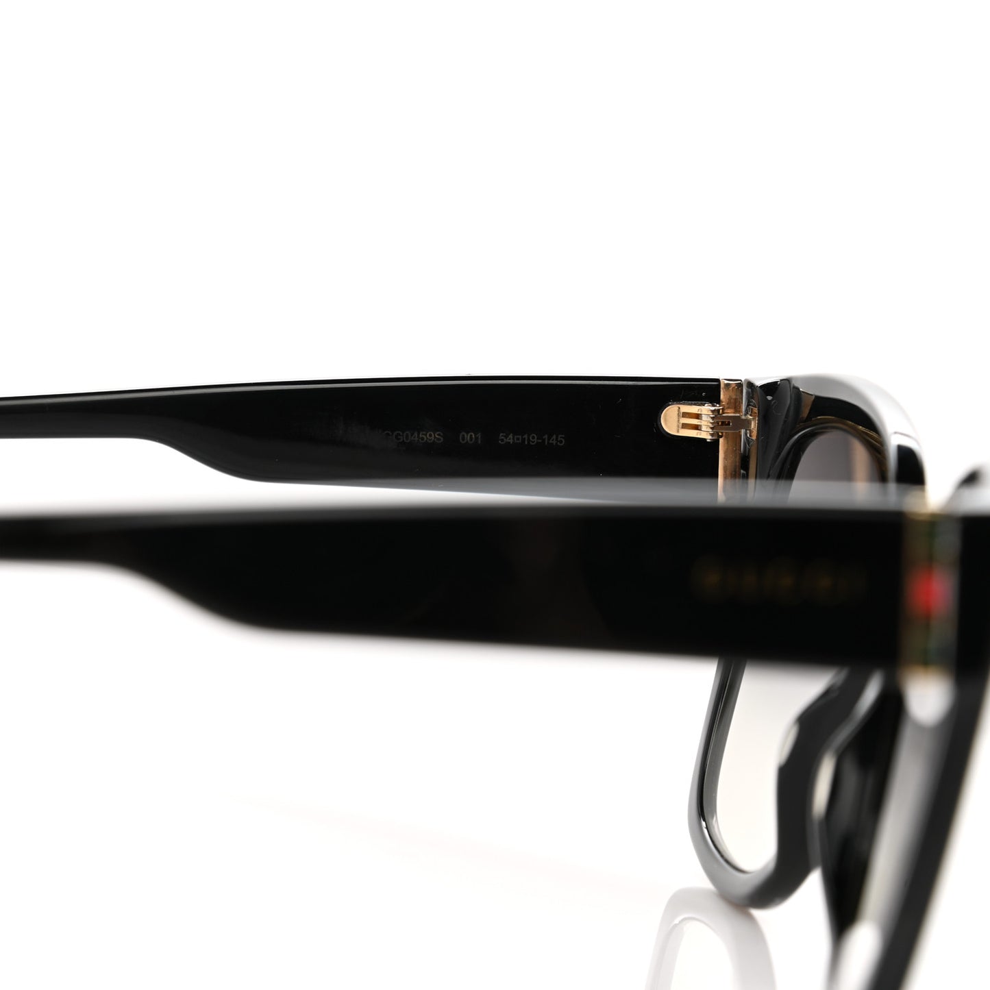 Acetate Square Frame Sunglasses GG0459S Black