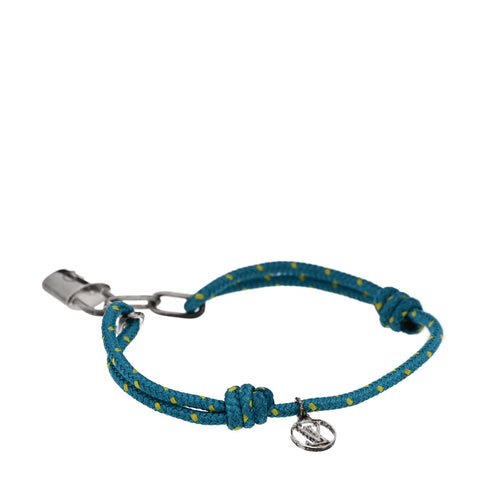 X Virgil Abloh Sterling Silver Lockit Bracelet Blue Yellow
