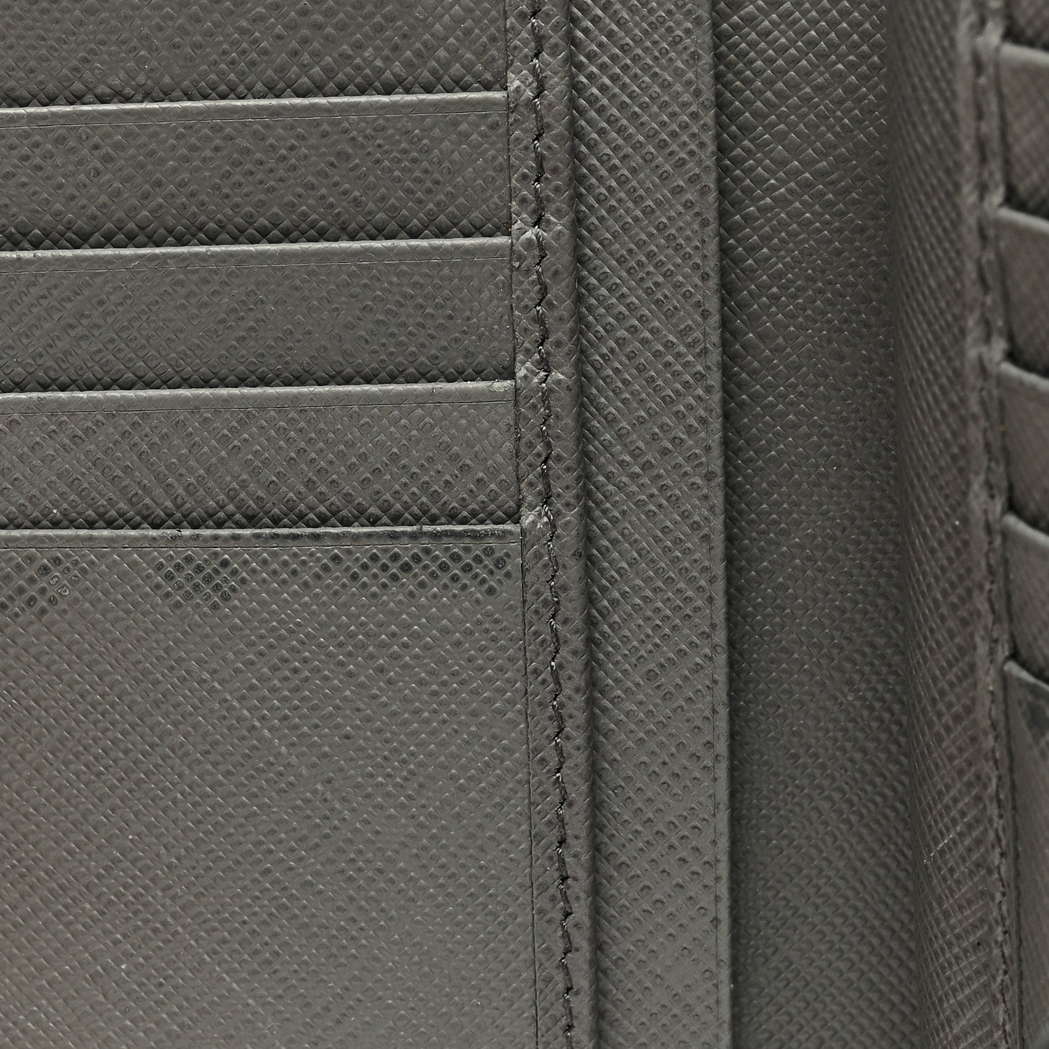 Prada Saffiano Metal Compact Wallet Marmo 7 of 10