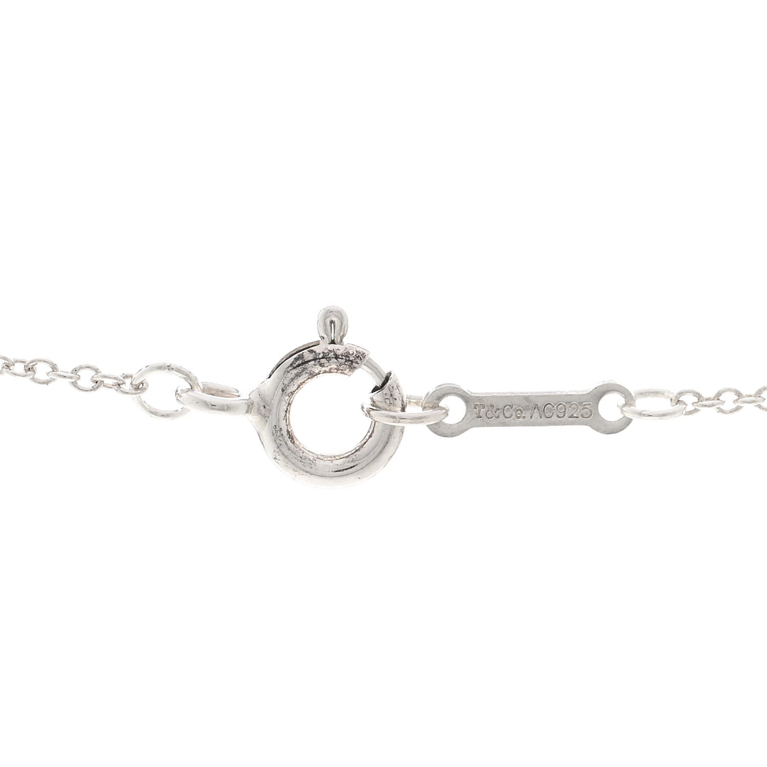 Tiffany Sterling Silver Paloma Picasso Amour Pendant Necklace 4 of 4