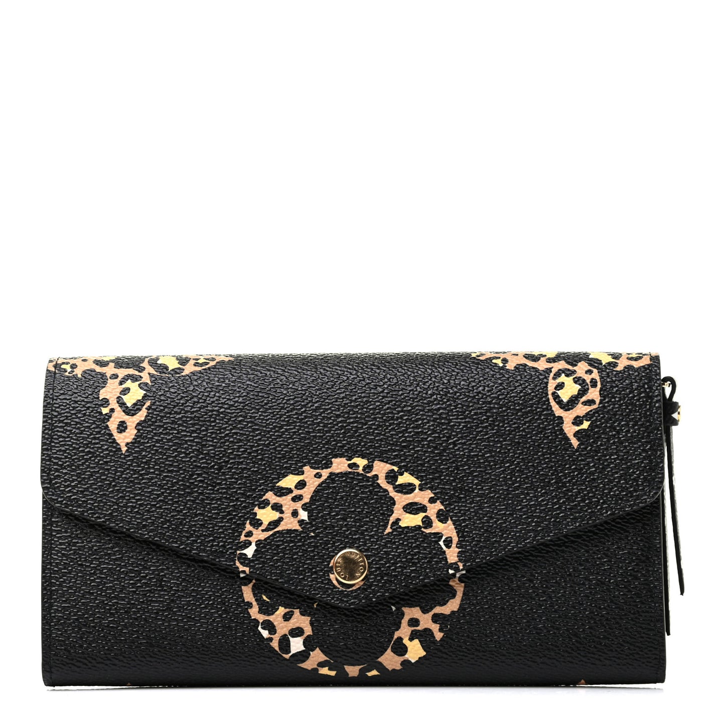 Monogram Giant Jungle Sarah Wallet Black